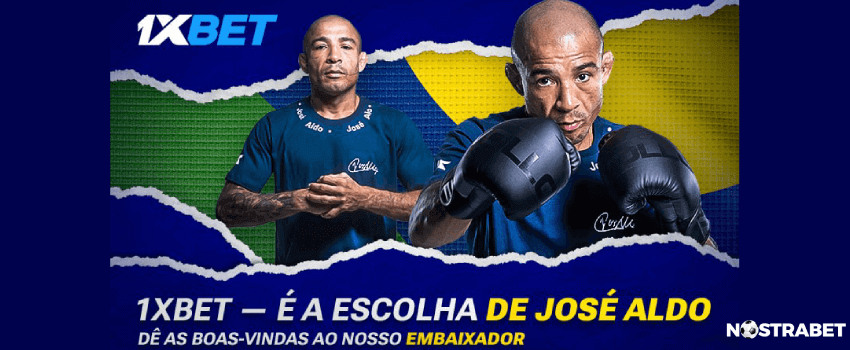 1xbet José Aldo lutador de MMA