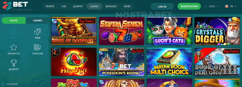 22bet casino Nigeria