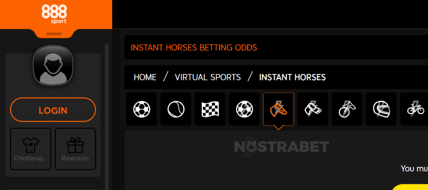 888sport virtual horse racing betting