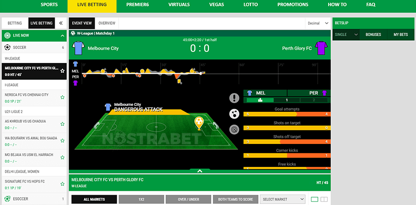 Premier Bet Live Betting