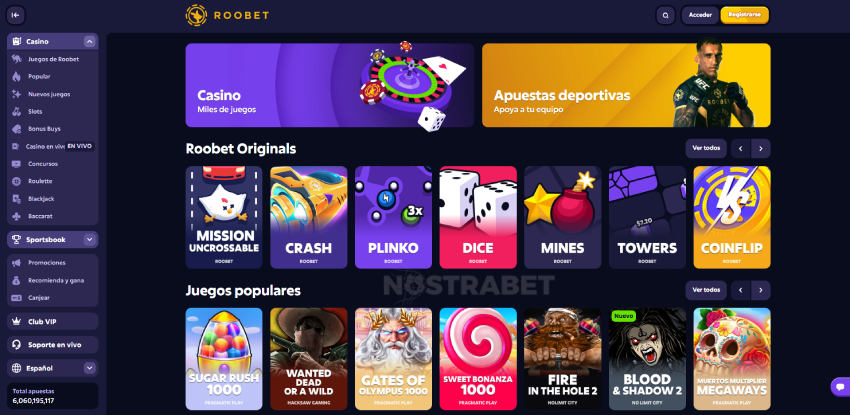 dise?o de páginas sitio roobet casino